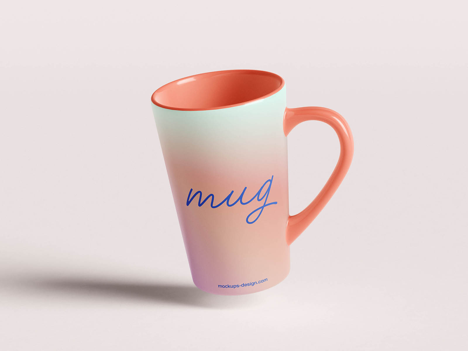 Tapered mug mockup