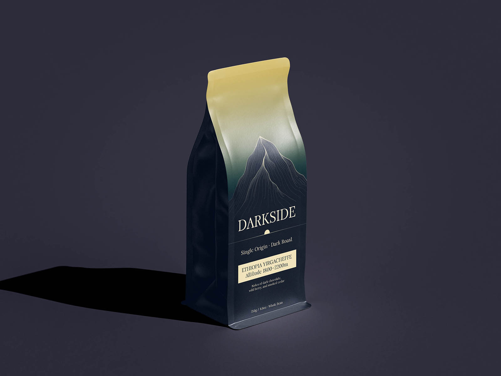Fin-seal pouch bag mockup