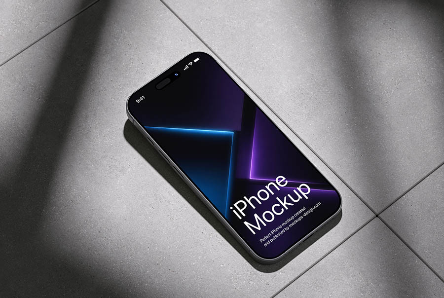 Sunlit iPhone mockup