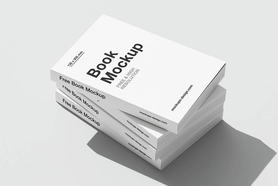 Softcover 135x205 book mockup